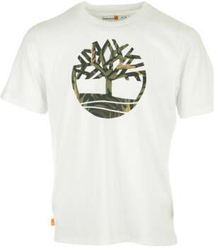 Timberland T-shirt Korte Mouw Tree Logo Camo Tee