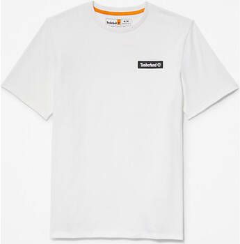 Timberland T-shirt Korte Mouw Woven Badge Shirt