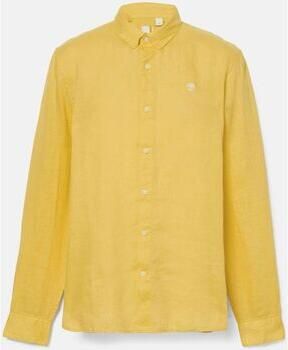 Timberland Overhemd Lange Mouw TB0A2DC3EG41 LINEN SHIER-MIMOSA