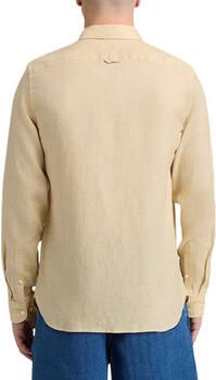 Timberland Overhemd Lange Mouw TB0A2DC31 LINEN SHIRT-Y941 SAFARI - Foto 2