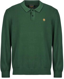 Timberland Polo Shirt Lange Mouw Cotton Polo Sweater