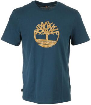 Timberland T-shirt Korte Mouw T-shirt met camouflageboomlogo