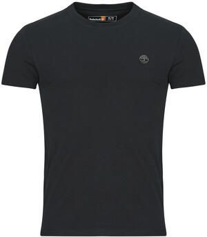 Timberland Zwart Katoenen T-shirt Textiel Upgrade Black Heren