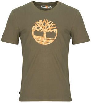 Timberland T-shirt Korte Mouw KENNEBEC RIVER CAMO TREE LOGO