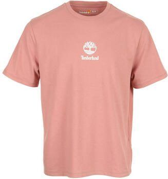 Timberland T-shirt Korte Mouw Print Stack Logo Short