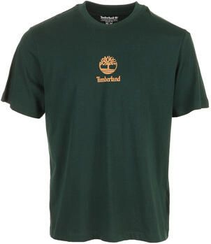Timberland T-shirt Korte Mouw Print Stack Logo Short