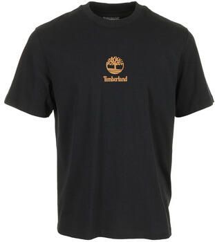 Timberland T-shirt Korte Mouw Print Stack Logo Short