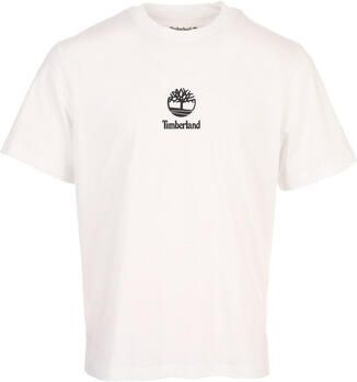 Timberland T-shirt Korte Mouw Print Stack Logo Short