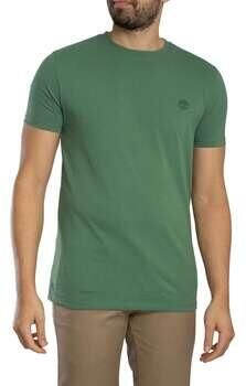 Timberland T-shirt Korte Mouw Slim Fit T-shirt met geborduurd logo