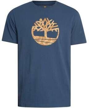 Timberland T-shirt Korte Mouw T-shirt met camouflageboomlogo