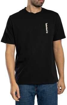 Timberland T-shirt Korte Mouw T-shirt met ovaal logo op de achterkant