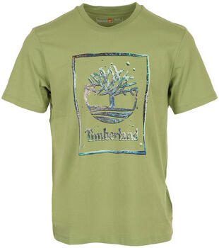 Timberland T-shirt Korte Mouw Water Stack Logo Short