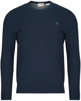 Timberland Blauwe Katoenen Geborduurde Sweater met Lange Mouwen Blue Heren - Foto 5