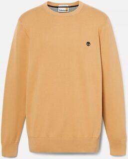 Timberland Geborduurde Crewneck Sweater Beige Heren