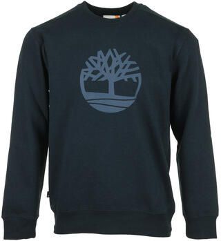 Timberland Blauwe Katoenen Sweatshirt met Logoprint Blue Heren