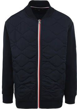 Tommy Hilfiger Trainingsjack Big and Tall Bomber Quilted Jas Navy