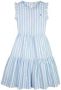 Tommy Hilfiger Mini-jurk STRIPED HEMP RUFFLE DRESS SLVSS in streepoptiek - Thumbnail 2