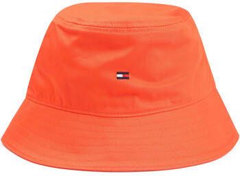 Tommy Hilfiger Pet Vlag Bucket Hat Oranje