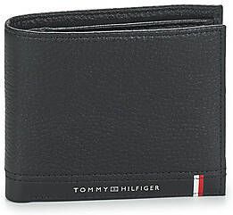Tommy Hilfiger Black Polyurethane Wallet Zwart Heren