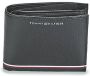Tommy Hilfiger Heren Portemonnee Zwart Herfst Winter Collectie Black Heren - Thumbnail 1