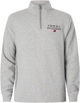 Tommy Hilfiger Pyjama's nachthemden Lounge sweatshirt met halve rits