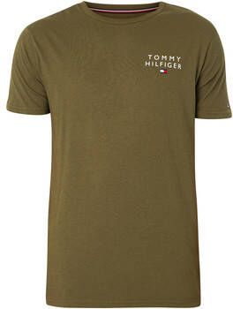 Tommy Hilfiger Pyjama's nachthemden Lounge T-shirt met borstlogo