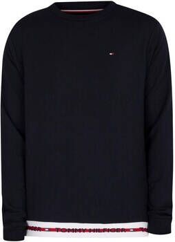 Tommy Hilfiger Pyjama's nachthemden Sweatshirt met lounge-logo