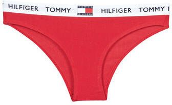 Tommy Hilfiger Underwear Bikinibroekje Bikini met contrastkleurige band & tommy hilfiger logobadge