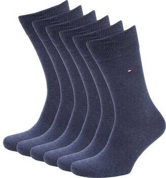 Tommy Hilfiger Socks Classic 6-Pack Sokken Blauw