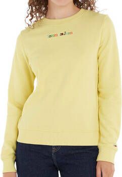 Tommy Hilfiger Gele Sweatshirt Tommy Jeans Yellow Dames