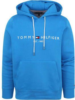 Tommy Hilfiger Sweater Hoodie Fel Blauw