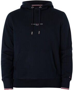 Tommy Hilfiger Sweater Pullover-hoodie met logo-tip
