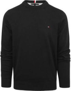 Tommy Hilfiger Sweater Pullover O-Hals Zwart
