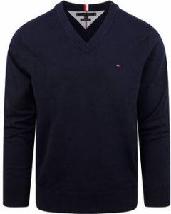 Tommy Hilfiger Sweater Pullover V-Hals Navy