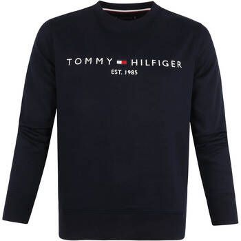 Tommy Hilfiger Sweater Trui Logo Donkerblauw