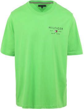 Tommy Hilfiger T-shirt Big and Tall Logo T-shirt Groen