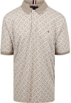 Tommy Hilfiger T-shirt Big And Tall Poloshirt Logo Beige