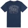 Tommy Hilfiger Kids T-shirt met labelprint - Thumbnail 1
