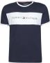 Tommy Hilfiger Underwear Shirt met ronde hals CN SS TEE LOGO FLAG met tommy hilfiger-logo-opschrift in colourblocking-dessin - Thumbnail 1