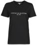 Tommy Hilfiger Shirt met ronde hals HERITAGE HILFIGER C-NK REG TEE met geborduurd lineair logo-opschrift - Thumbnail 2