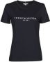 Tommy Hilfiger Shirt met ronde hals HERITAGE HILFIGER C-NK REG TEE met geborduurd lineair logo-opschrift - Thumbnail 2