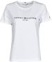 Tommy Hilfiger Shirt met ronde hals HERITAGE HILFIGER C-NK REG TEE met geborduurd lineair logo-opschrift - Thumbnail 3
