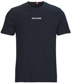 TOMMY HILFIGER Heren Polo's & T-shirts Monotype Small Chest Placement Donkerblauw