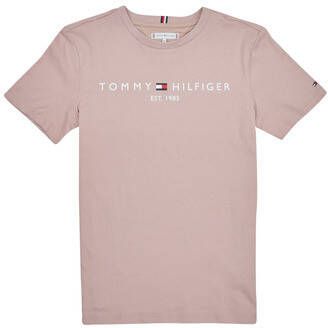 Tommy Hilfiger T-shirt van biologisch katoen zand