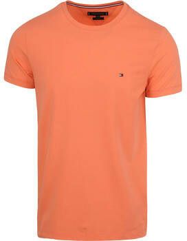 Tommy Hilfiger T-shirt Logo T-shirt Fel Oranje