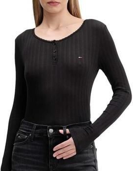 TOMMY JEANS Shirt met lange mouwen TJW SLIM SH IRREGULAR RIB LS - Foto 6