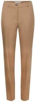 Tommy Hilfiger high waist straight fit pantalon van gerecycled polyester camel - Foto 2
