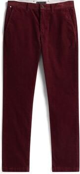Tommy Hilfiger Straight leg coduroy broek van katoenmix model 'DENTON'