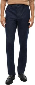 Tommy Hilfiger slim fit recht broek van katoenmix met viscose model 'DENTON' - Foto 4