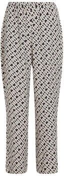 Tommy Hilfiger Monogram Viscose Broek Relaxte Pasvorm Beige Dames - Foto 6
